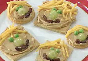 plate of Food Group Funny Face