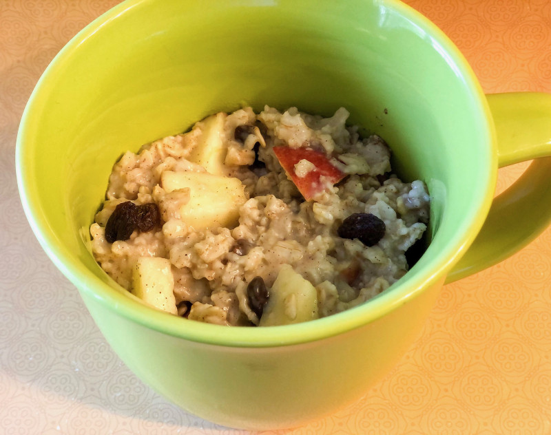 bowl of Fruity Homemade Oatmeal