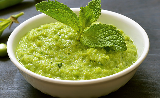 Pea Pesto in a bowl