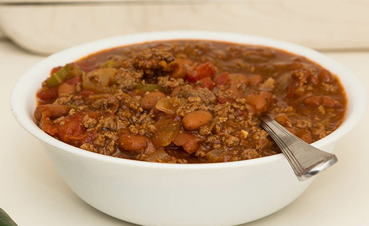 Pumpkin Chili in a bowl