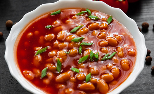 Slow Cooker Beans in a bowl