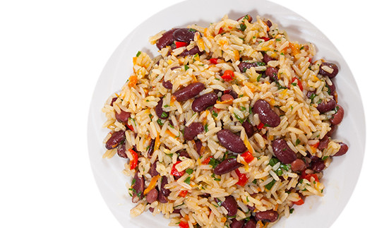 Snappy Rice Dish on a plate