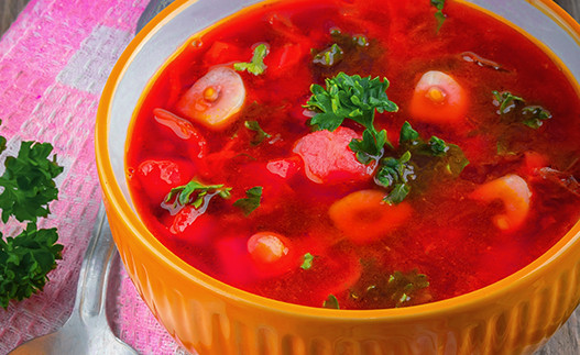 Spring Vegetable Soup in a bowl