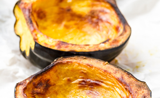 Sweet Acorn Squash on a plate