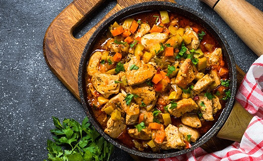 Turkey Stew in a bowl