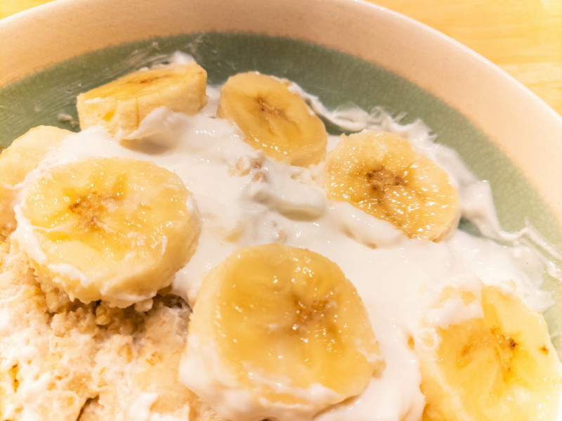 Banana Split Oatmeal