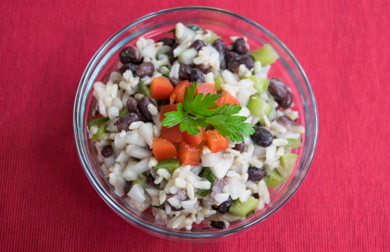 Black Bean and Rice Salad
