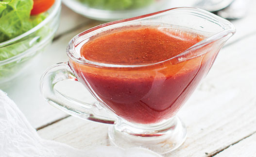 Low Calorie Dressing in a bowl