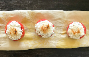Broiled Tomatoes and Cheese