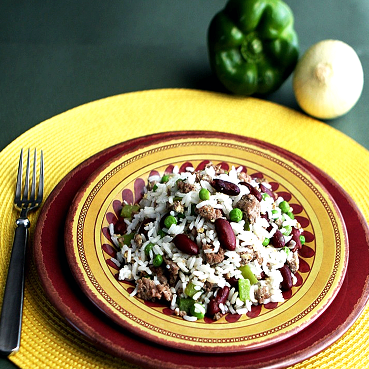 bowl of Dirty Rice