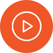 icon of a triangular play button