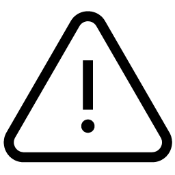 icon of an alert triangle