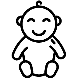 icon of a baby