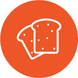 icon of two slices of bread