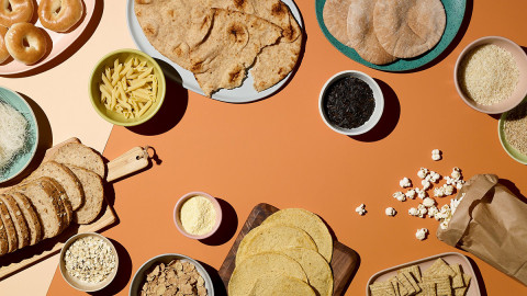 image of various grains spread out on a table