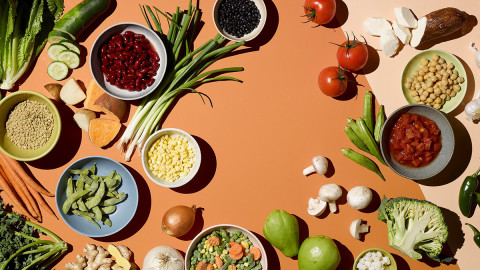 image of various vegetables spread out on a table
