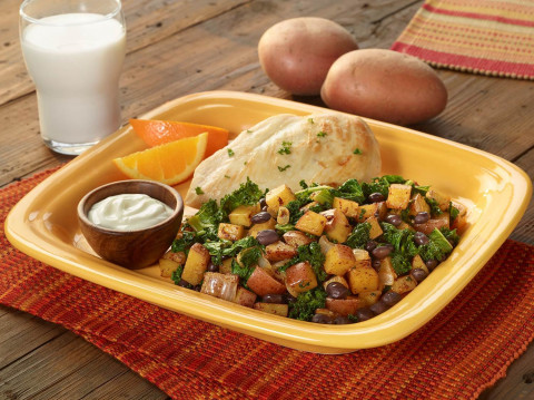 Potato, Black Bean, & Kale Skillet