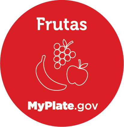 icon of line drawings of several fruits - Spanish