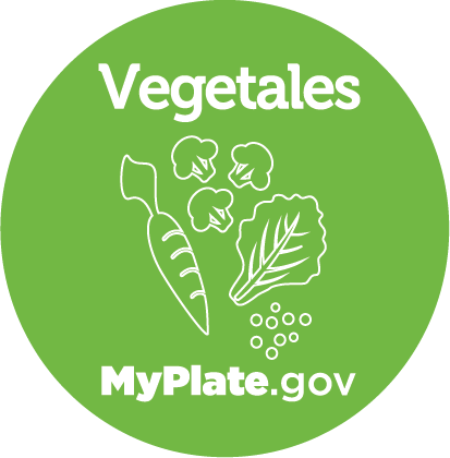 icon of line drawings of several vegetables - Spanish