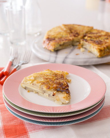 Spanish Frittata on a plate