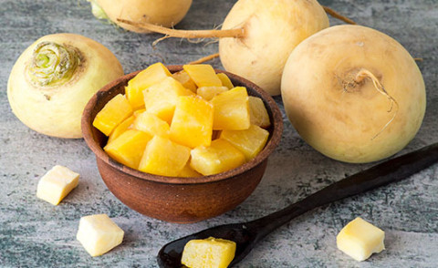 Honey Glazed Turnips in a bowl