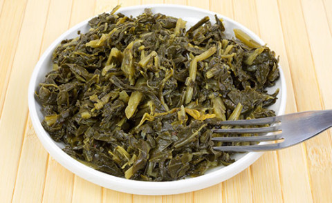 Vegetarian Collard Greens in a bowl