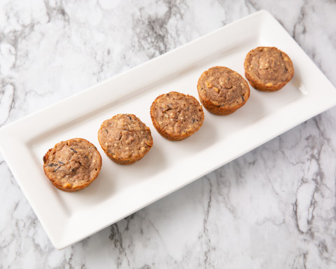 Wild Rice Muffins on a serving plate